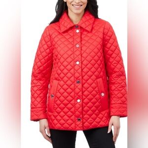 Anne Klein Quilted Puffer Jacket Coat M